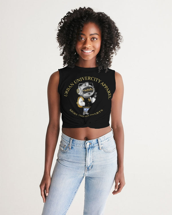 MR Urban U Branded Women's Twist-Front Tank
