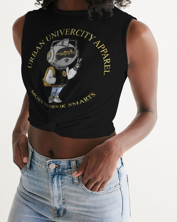 MR Urban U Branded Women's Twist-Front Tank