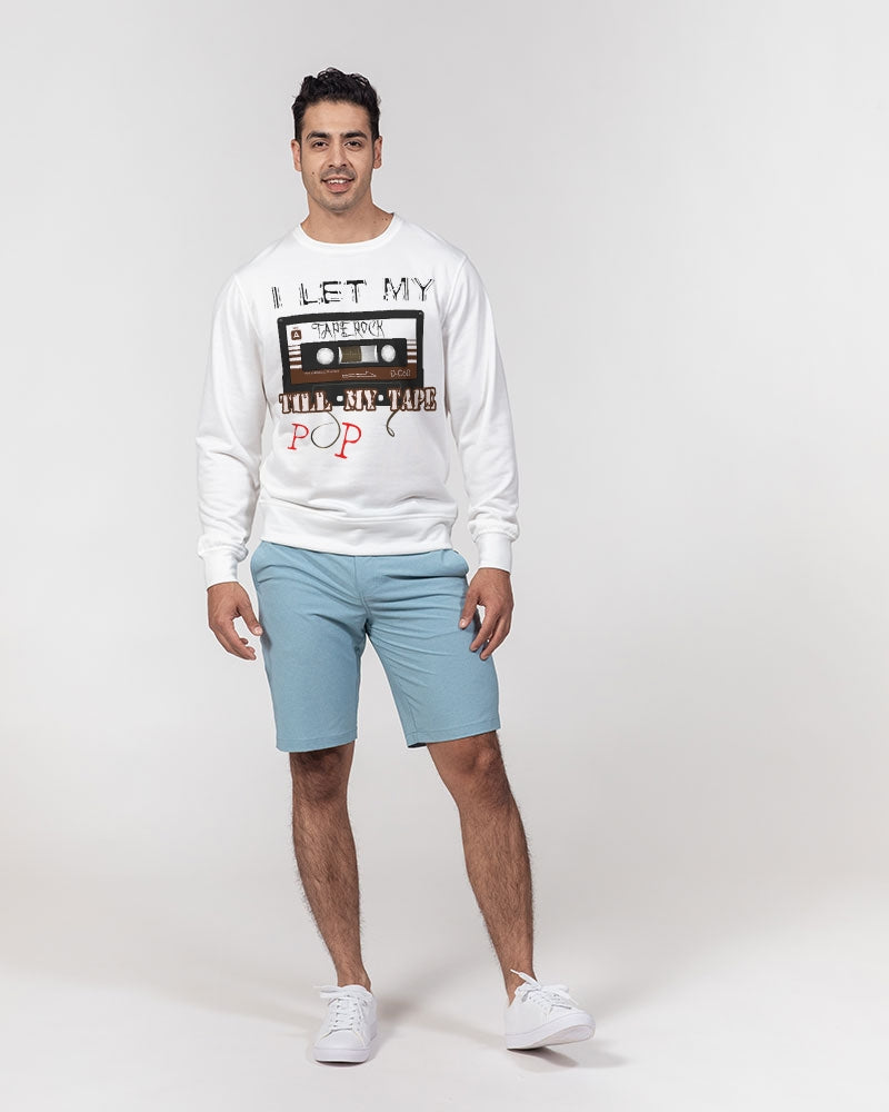 TAPE ROCK Men's Classic French Terry Crewneck Pullover