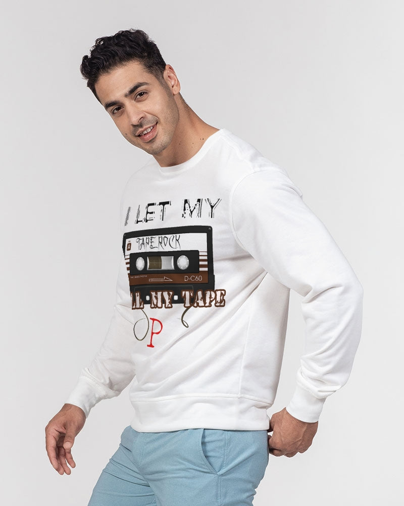 TAPE ROCK Men's Classic French Terry Crewneck Pullover
