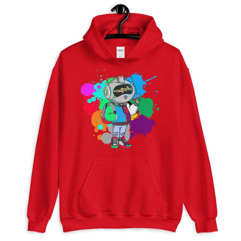 Mr Urban U Paint Splatter  Hoodie