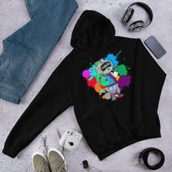 Mr Urban U Paint Splatter  Hoodie