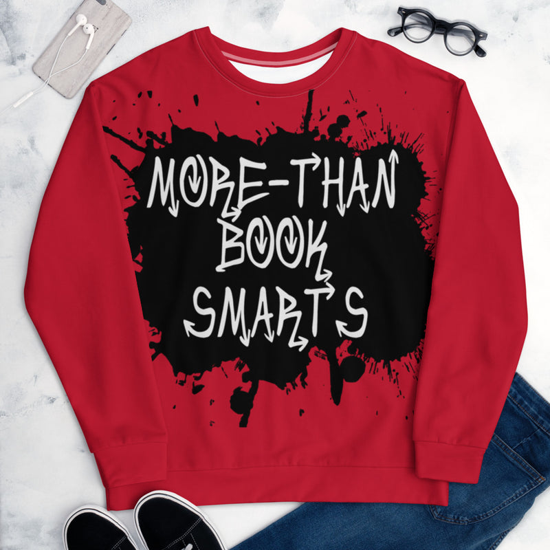 More Than Book Smarts Pullover  Sweatshirt
