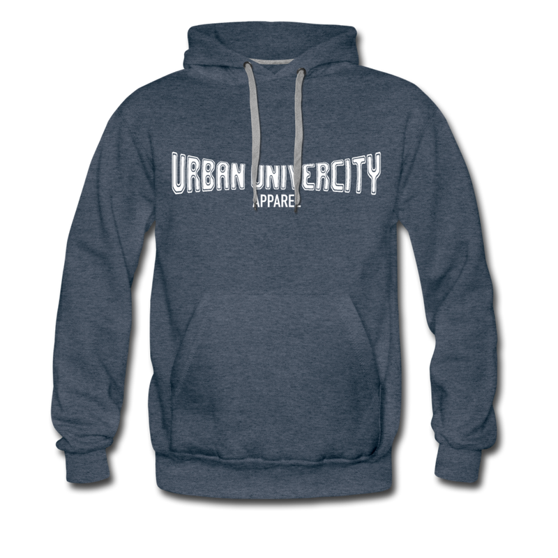 Urban U Men’s Premium Hoodie - heather denim