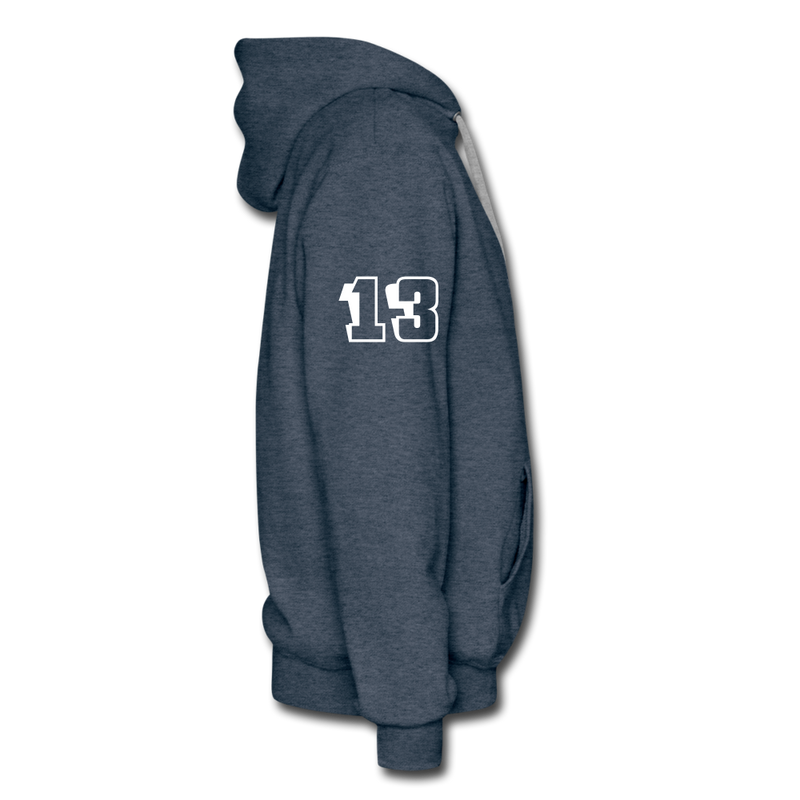 Urban U Men’s Premium Hoodie - heather denim
