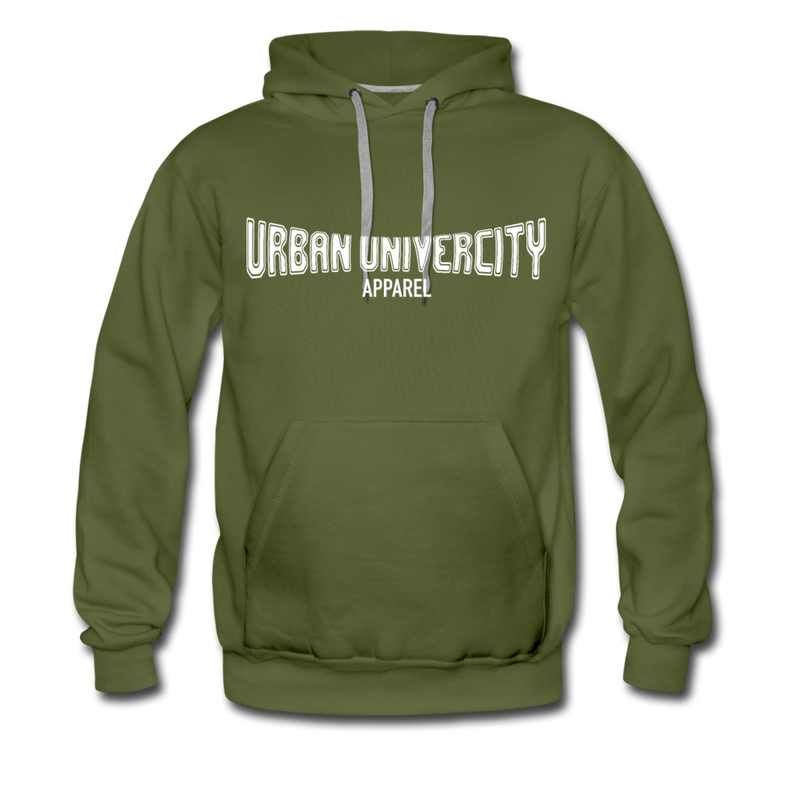 Urban U Men’s Premium Hoodie - olive green