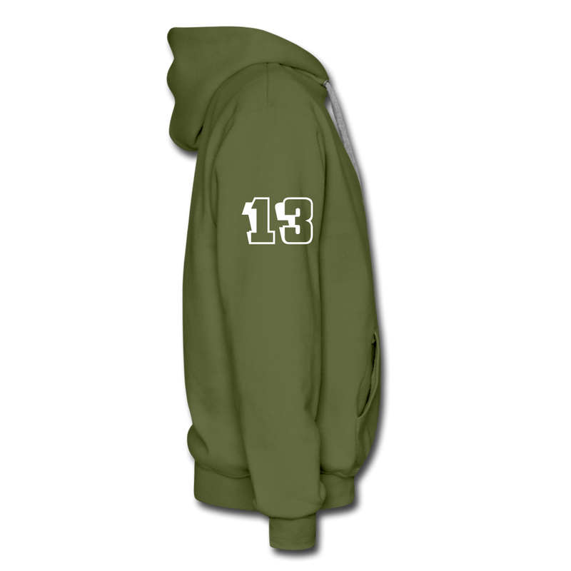 Urban U Men’s Premium Hoodie - olive green