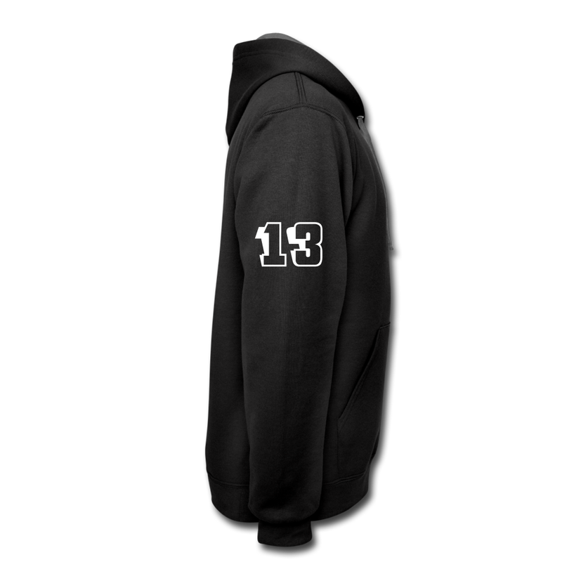 Urban U Contrast Hoodie - black/asphalt