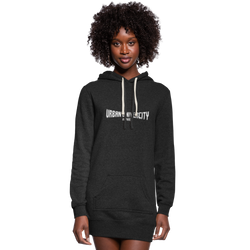 Urban U Women's Hoodie Dress - heather black